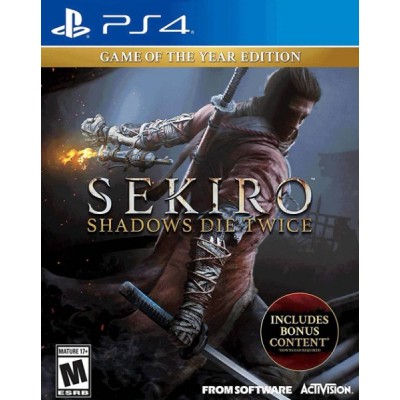 Sekiro Shadows Die Twice - Game of the Year Edition [PS4, английская версия]